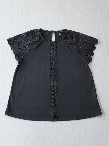 Cable gauge black lace - black,